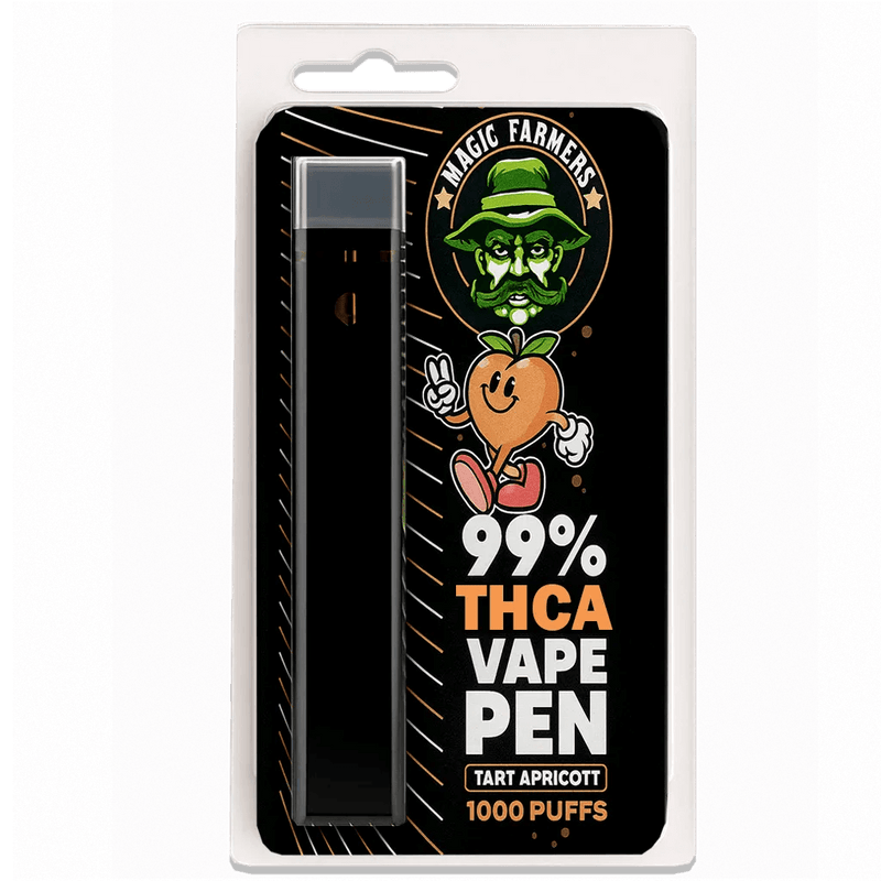Köp THCA vape Tart Apricot – 99 % från Magic Farmer, laglig i Sverige