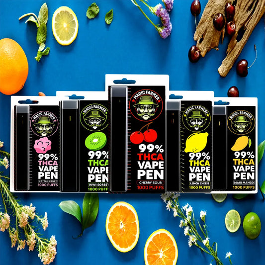 Köp THCA vape mixpack – 99 % engångsvapes med 1000 puffs, lagliga i Sverige