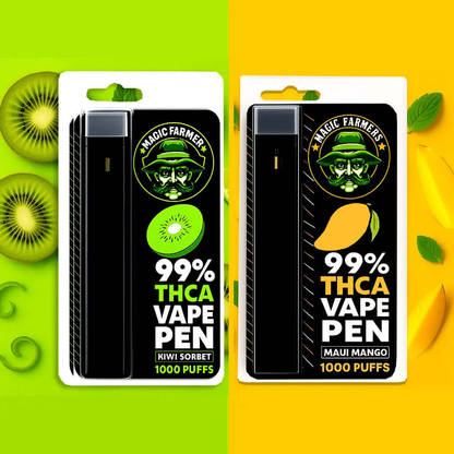 Köp THCA vape mixpack – 99 % engångsvapes med 1000 puffs, lagliga i Sverige