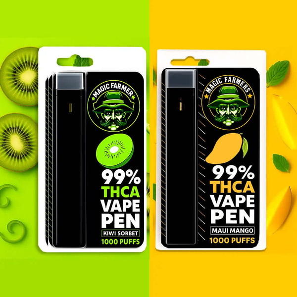 Köp THCA vape mixpack – 99 % engångsvapes med 1000 puffs, lagliga i Sverige