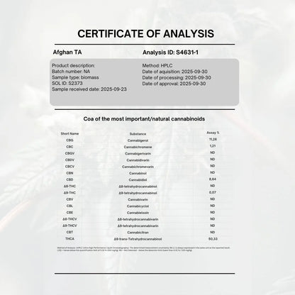 Köp THCA Hash afghan hash 50%