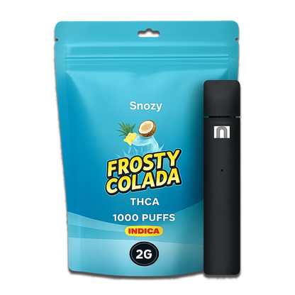 THCA vape Frosty Colada 2ml från Snozy – laglig THCA i Sverige, köp THCA vape online
