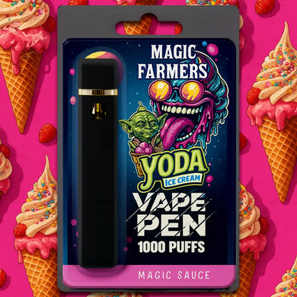 Yoda ice cream thca engångsvape magic sauce
