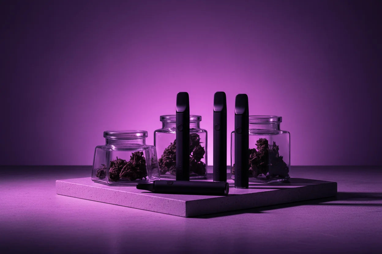 Magic Sauce produktserie THCA vape 99% buds hash premium Sverige
