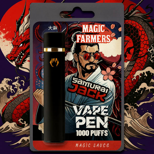 samura jacki thca_engångsvape magic sauce